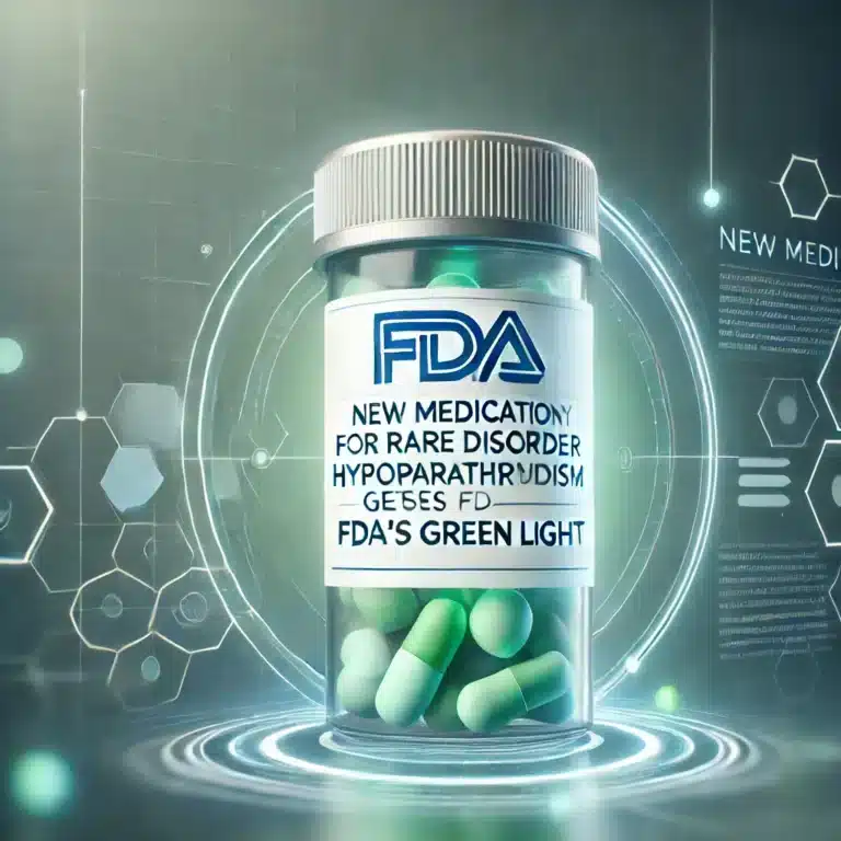 New medication for rare disorder hypoparathyroidism gets FDA's green light