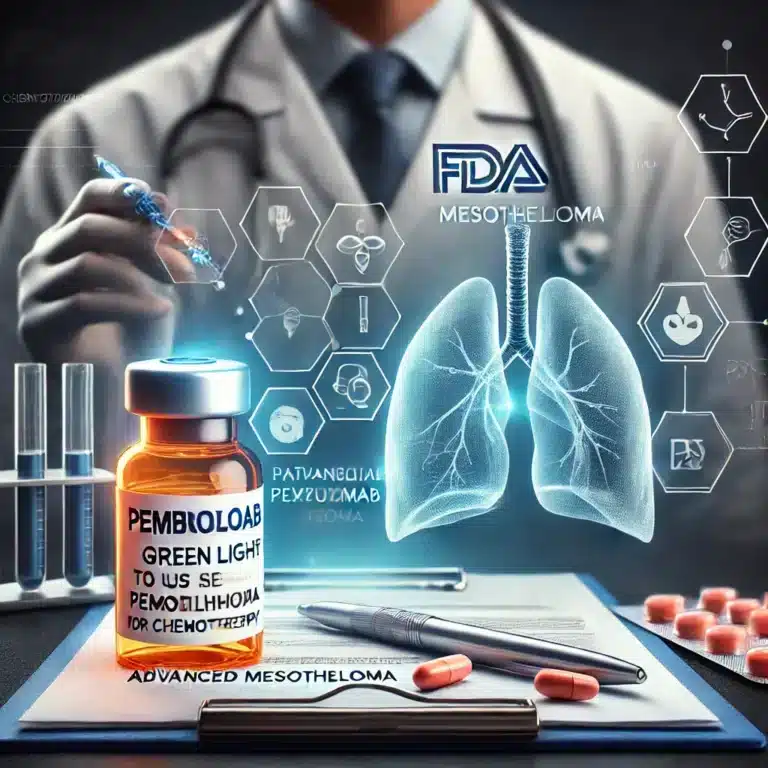 FDA Gives Green Light to Use Pembrolizumab Alongside Chemotherapy for Advanced Mesothelioma